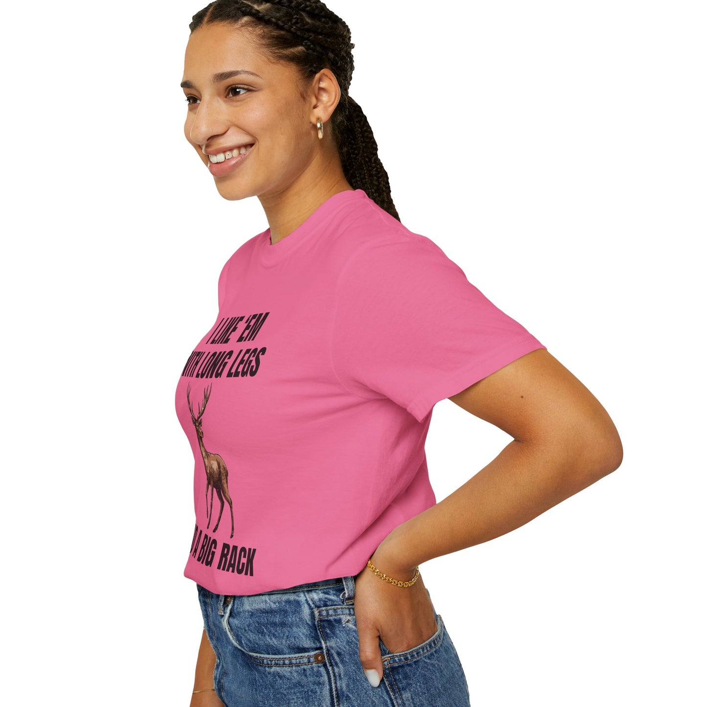 I Like 'Em With Long Legs And A Big Rack - Comfort Colors Shirt