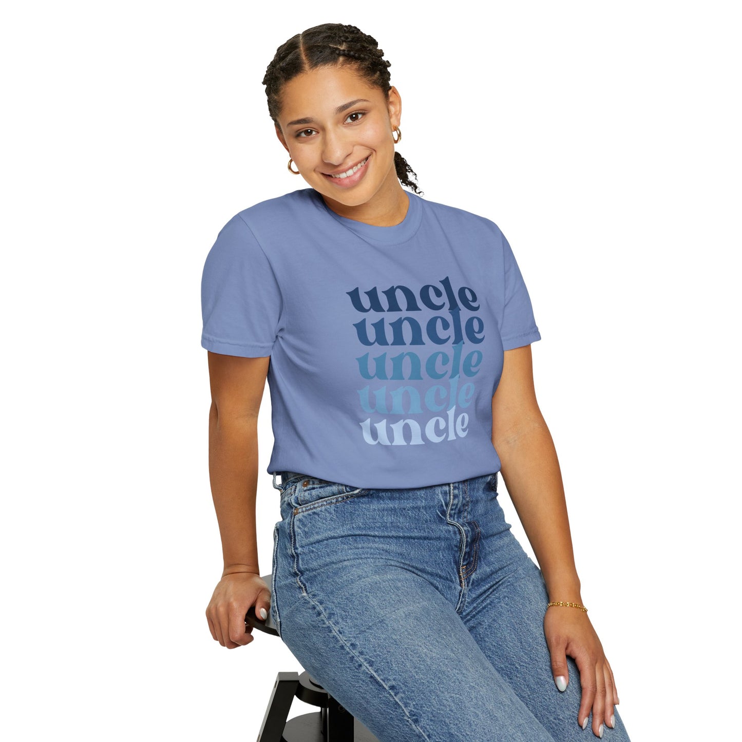 Uncle (Blue) - Comfort Colors Shirt