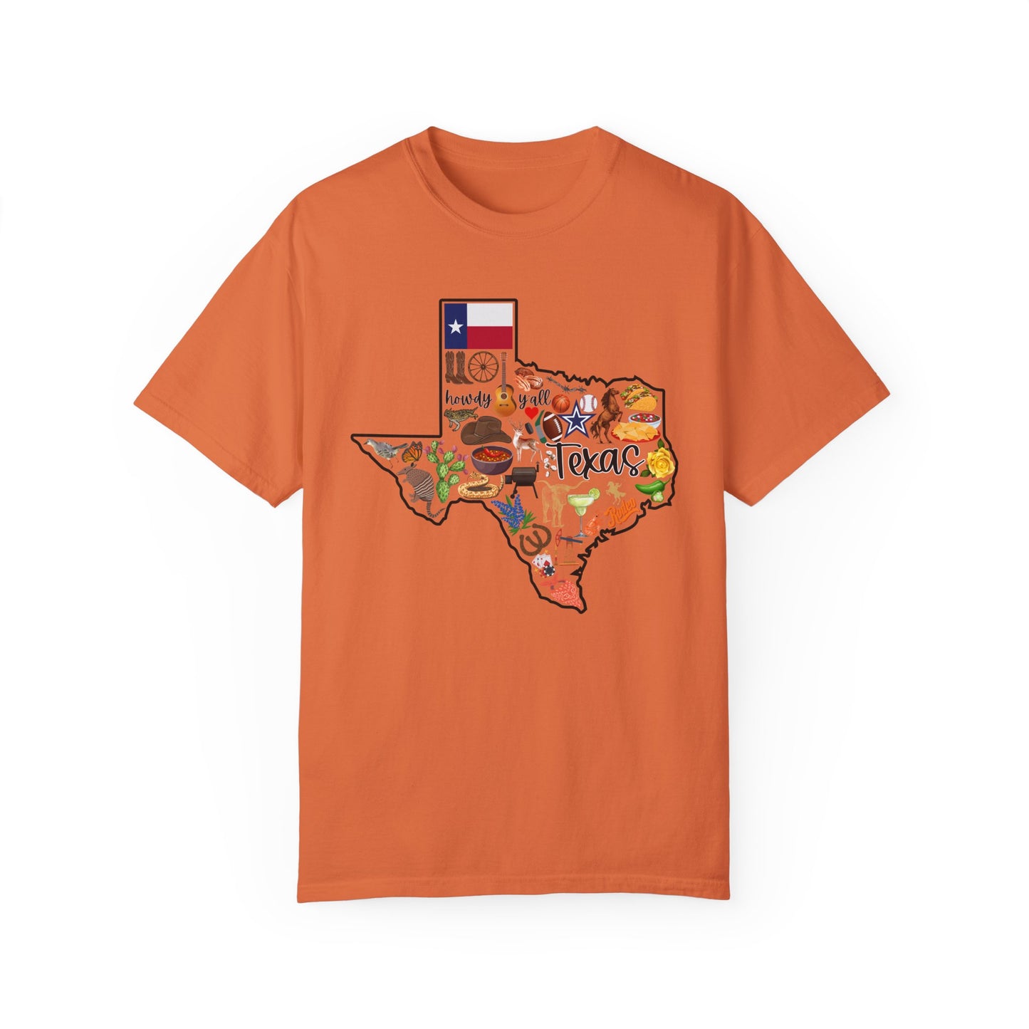 Beautiful State of Texas - Comfort Colors Shirt