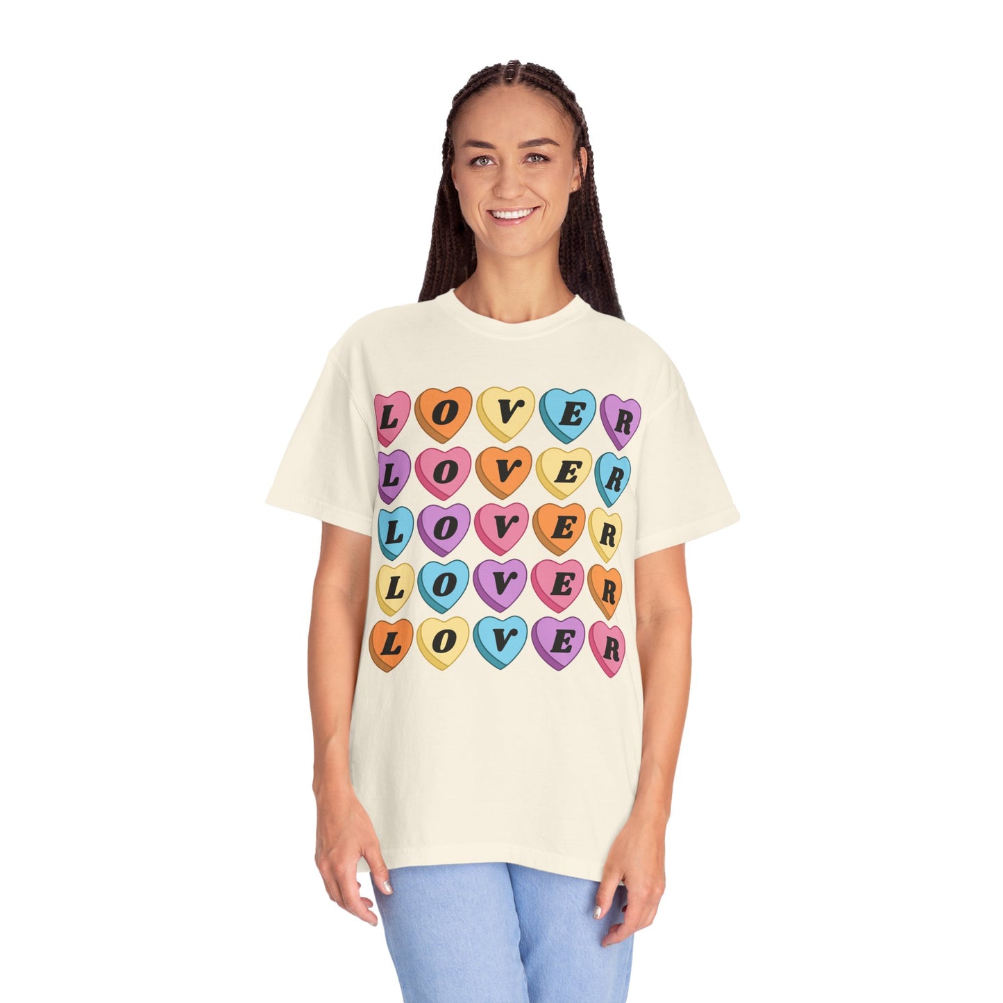 Lover Candy Heart - Comfort Colors Shirt