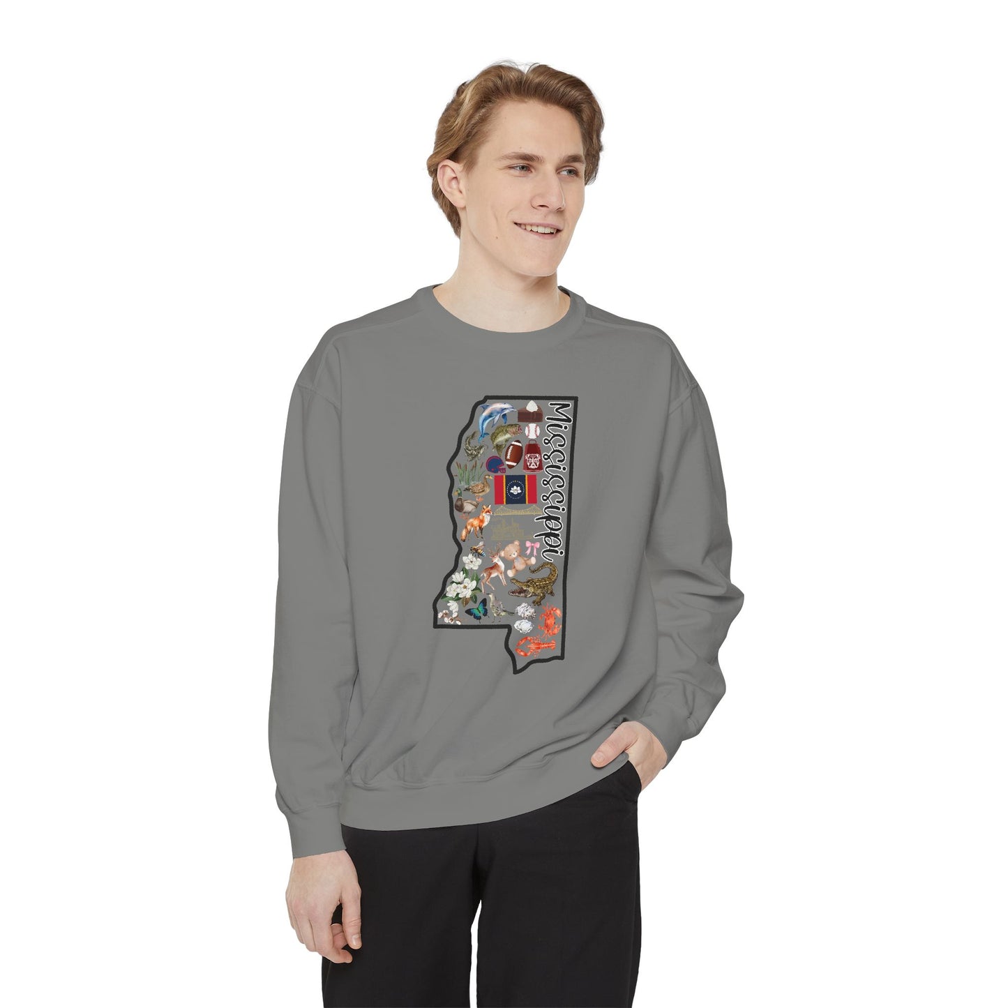 Beautiful State of Mississippi - Comfort Colors Sweatshirt