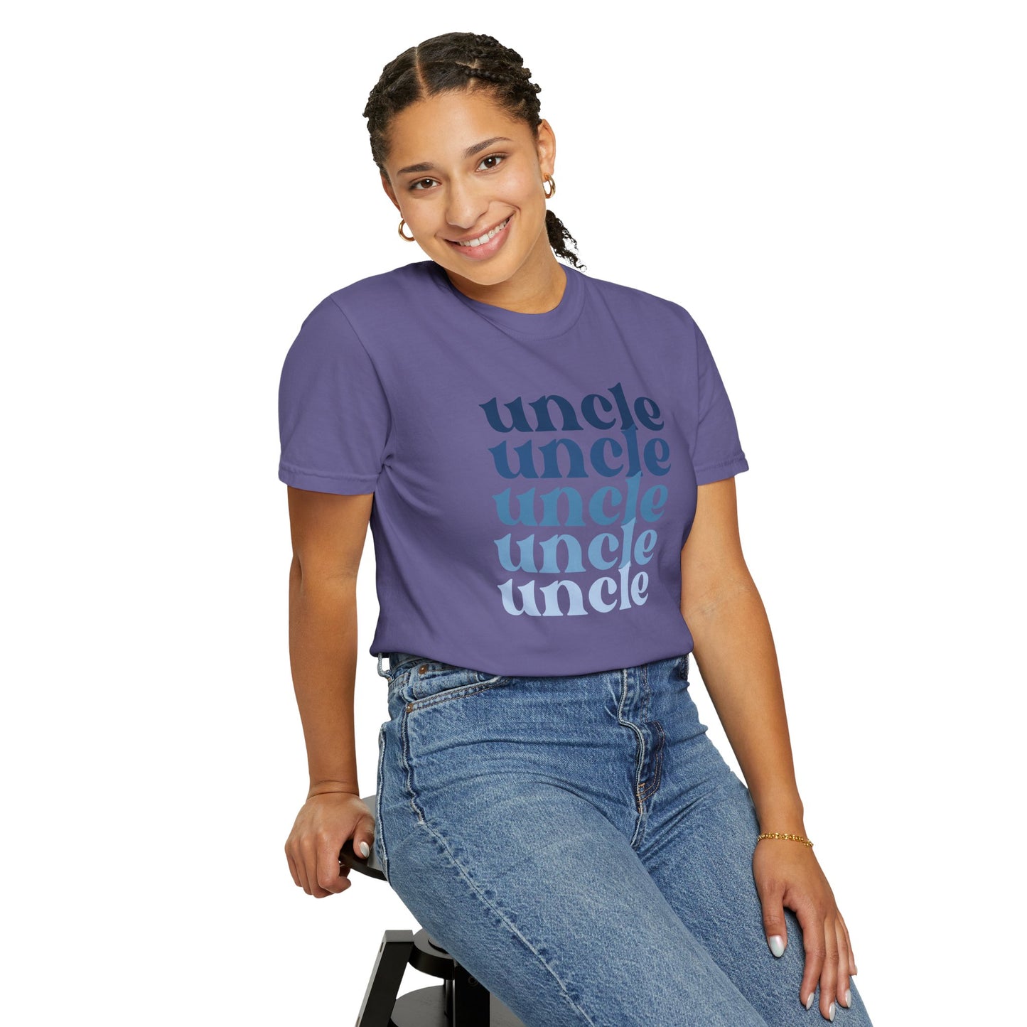 Uncle (Blue) - Comfort Colors Shirt