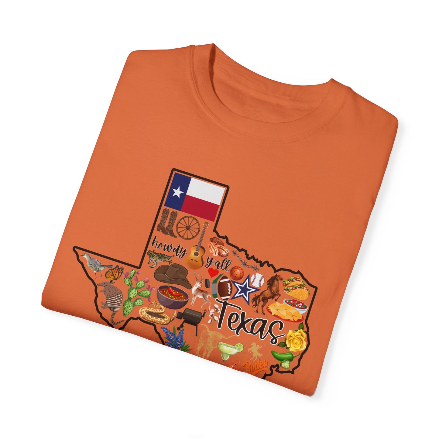 Beautiful State of Texas - Comfort Colors Shirt