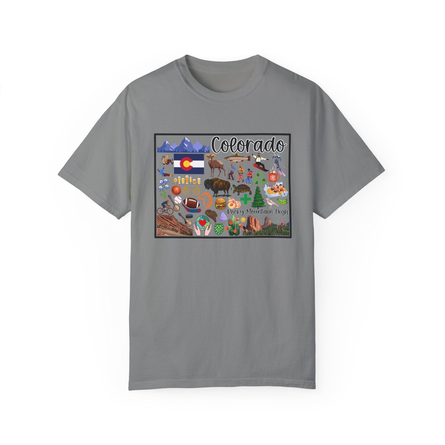 Beautiful State of Colorado - Comfort Colors Shirt