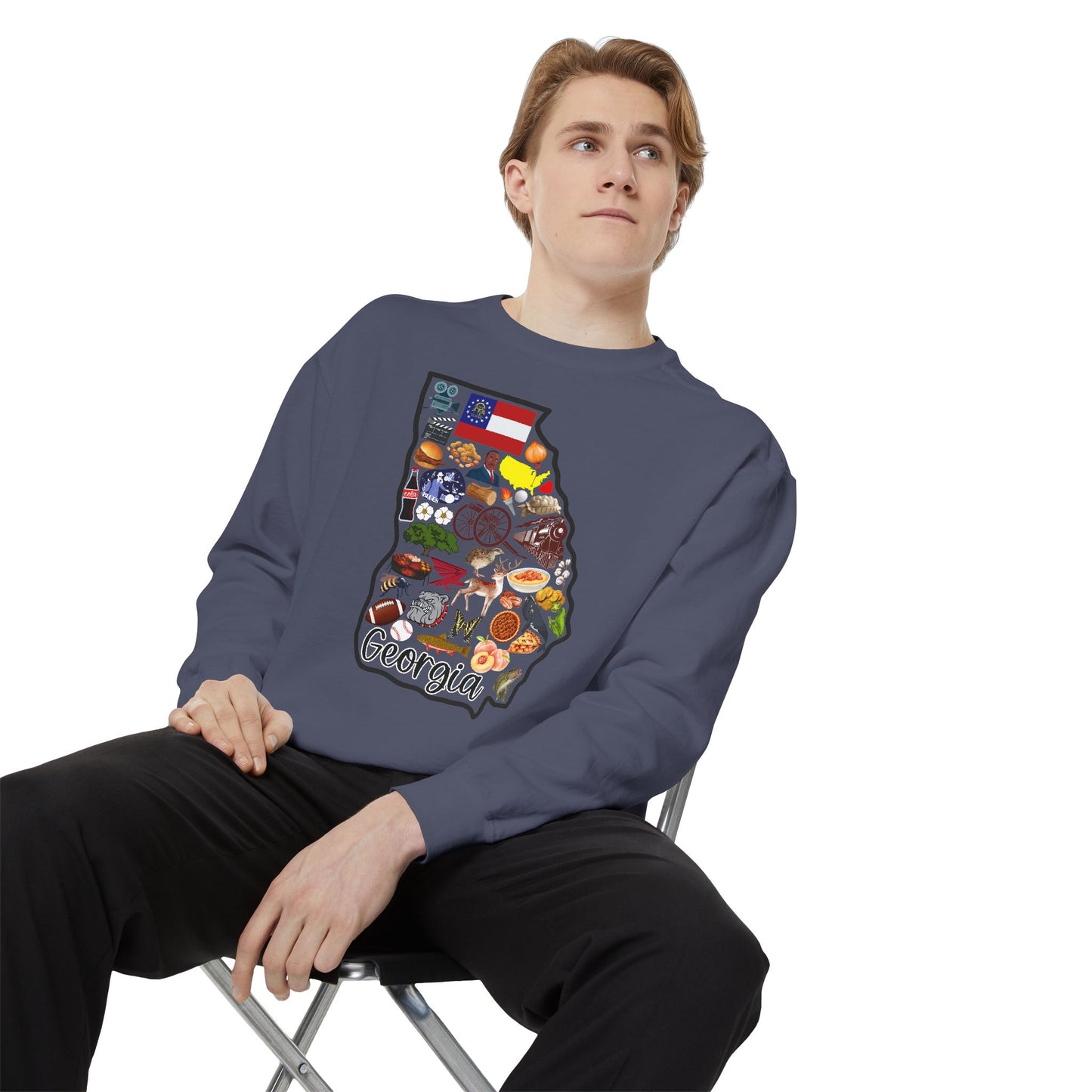 Beautiful State of Georgia - Comfort Colors Sweatshirt