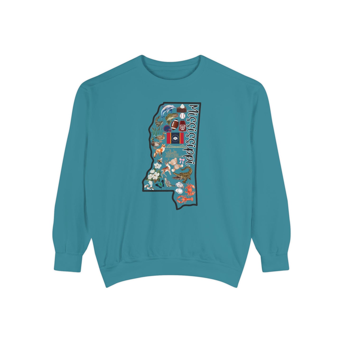 Beautiful State of Mississippi - Comfort Colors Sweatshirt