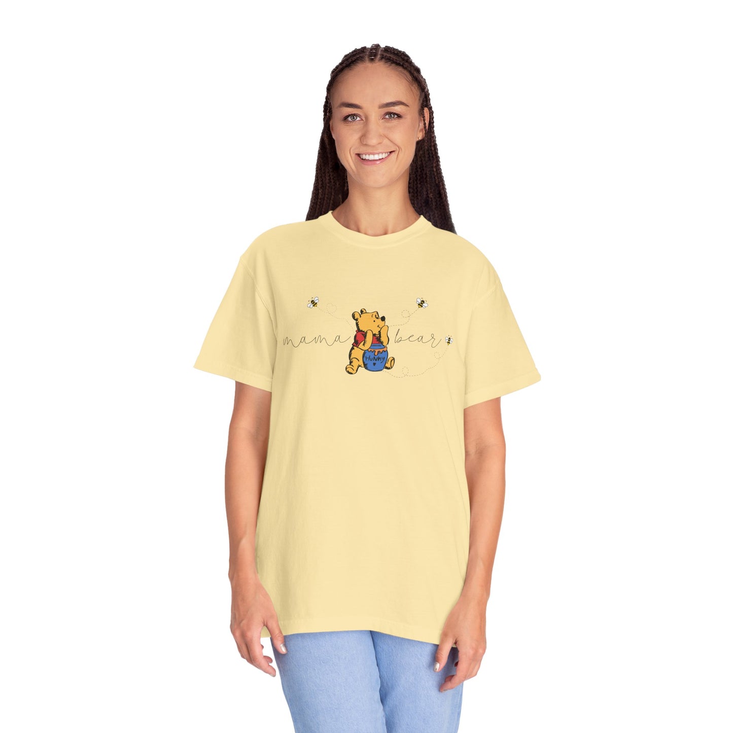 Mama Bear (Pooh Bear & Hunny) - Comfort Colors Shirt