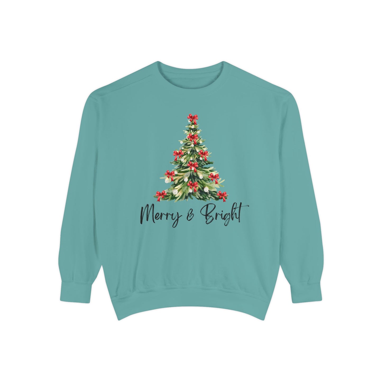 Merry & Bright - Comfort Colors Sweatshirt