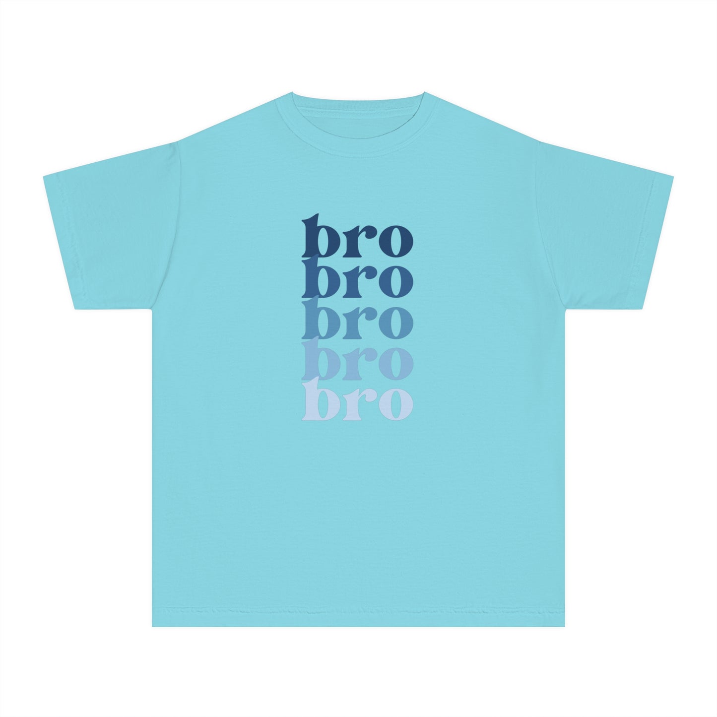 Bro - Blue - (Youth) Comfort Colors Shirt