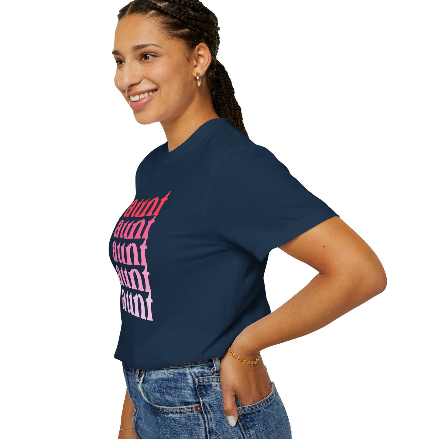 Aunt (Pink) - Comfort Colors Shirt