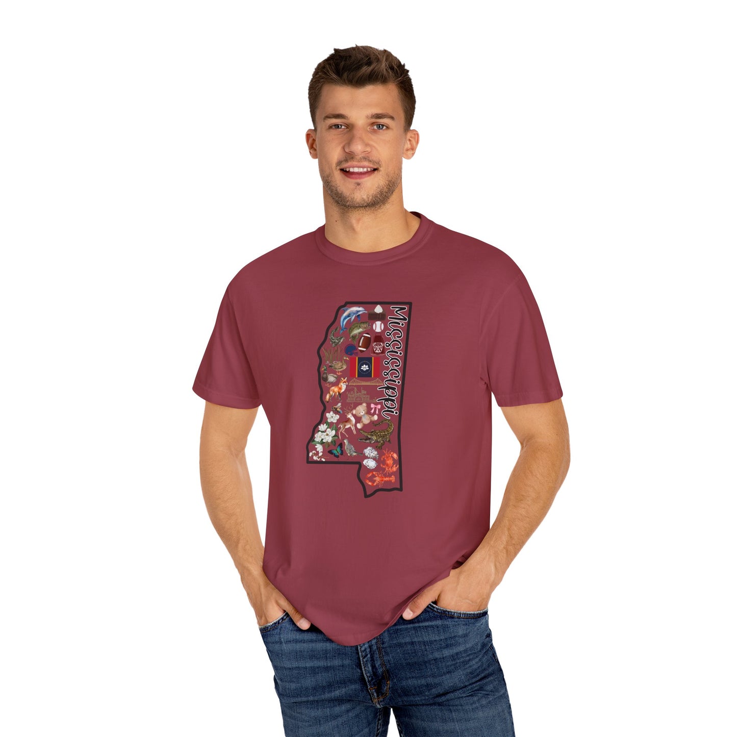 Beautiful State of Mississippi - Comfort Colors Shirt