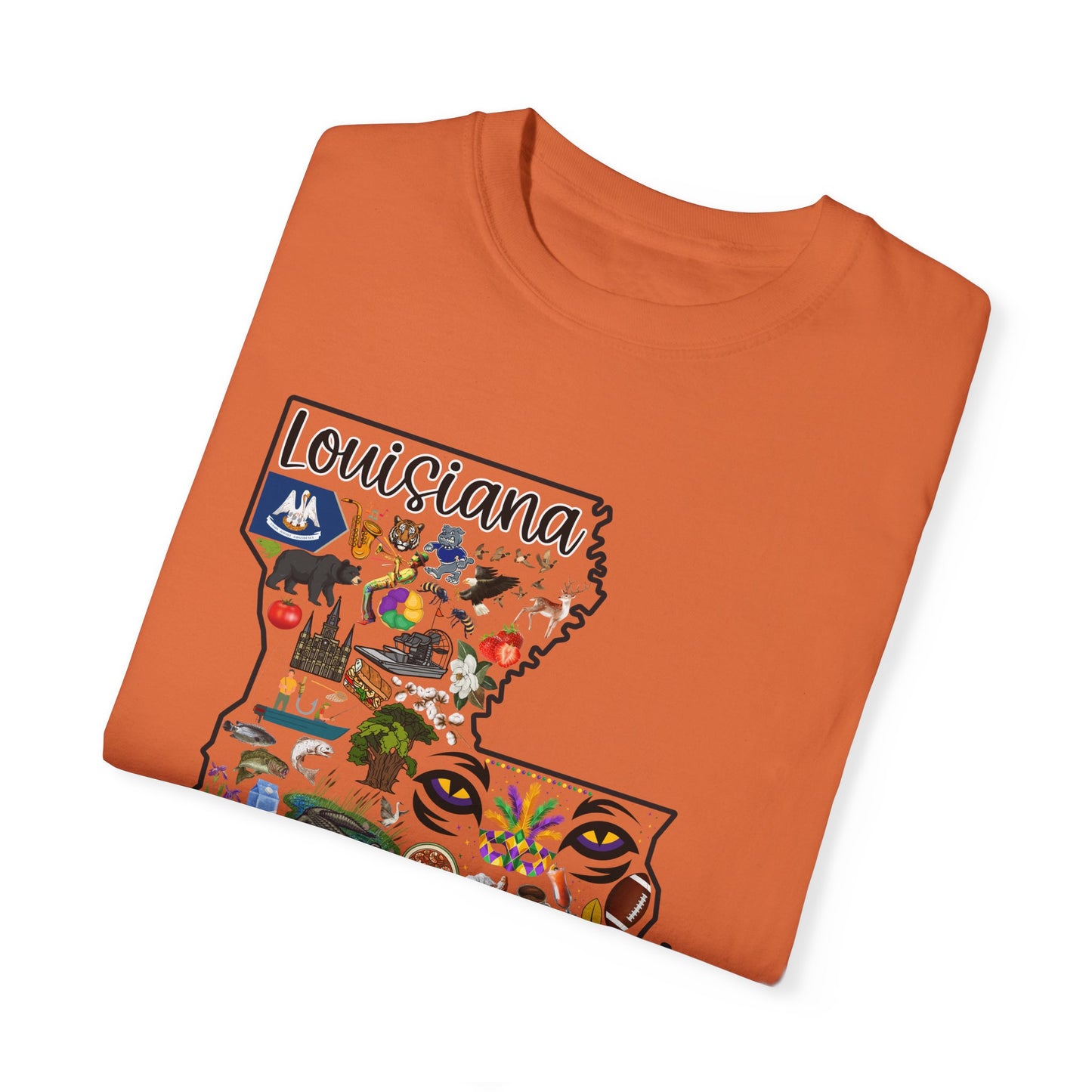 Beautiful State of Louisiana - Comfort Colors Shirt