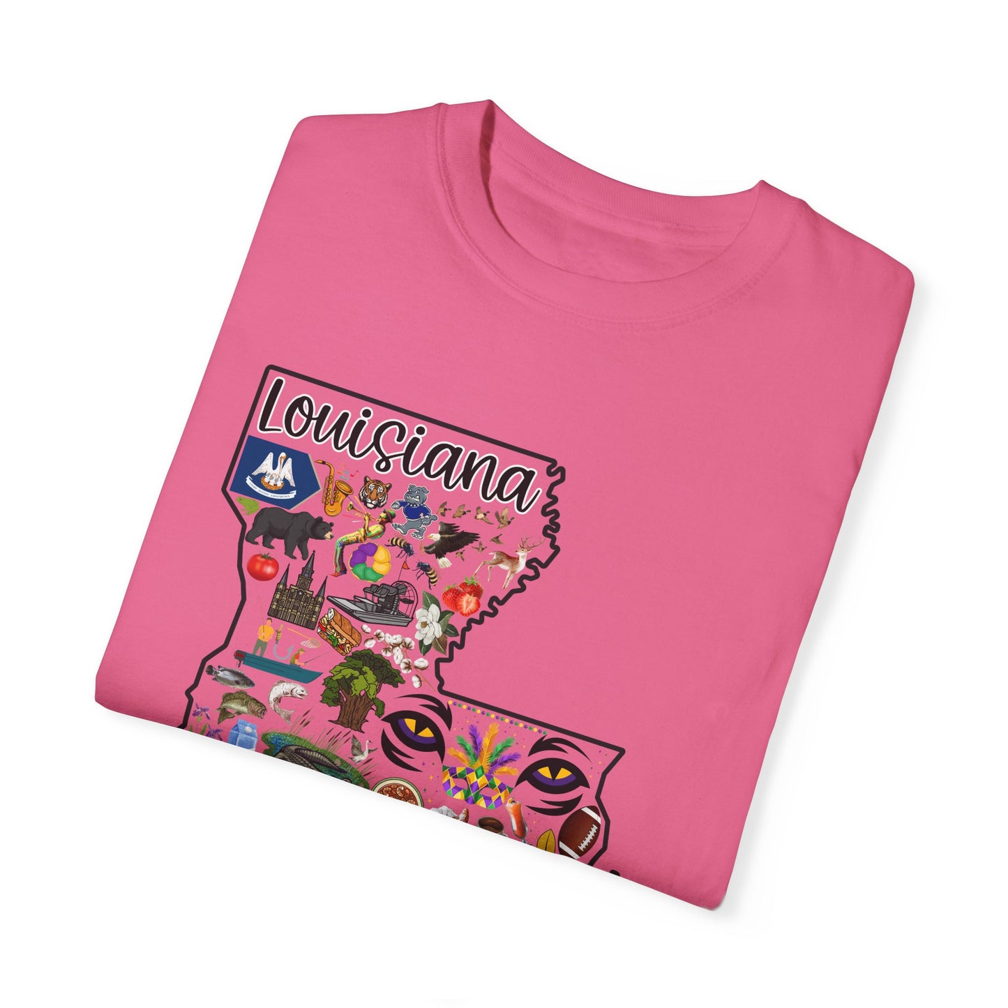 Beautiful State of Louisiana - Comfort Colors Shirt