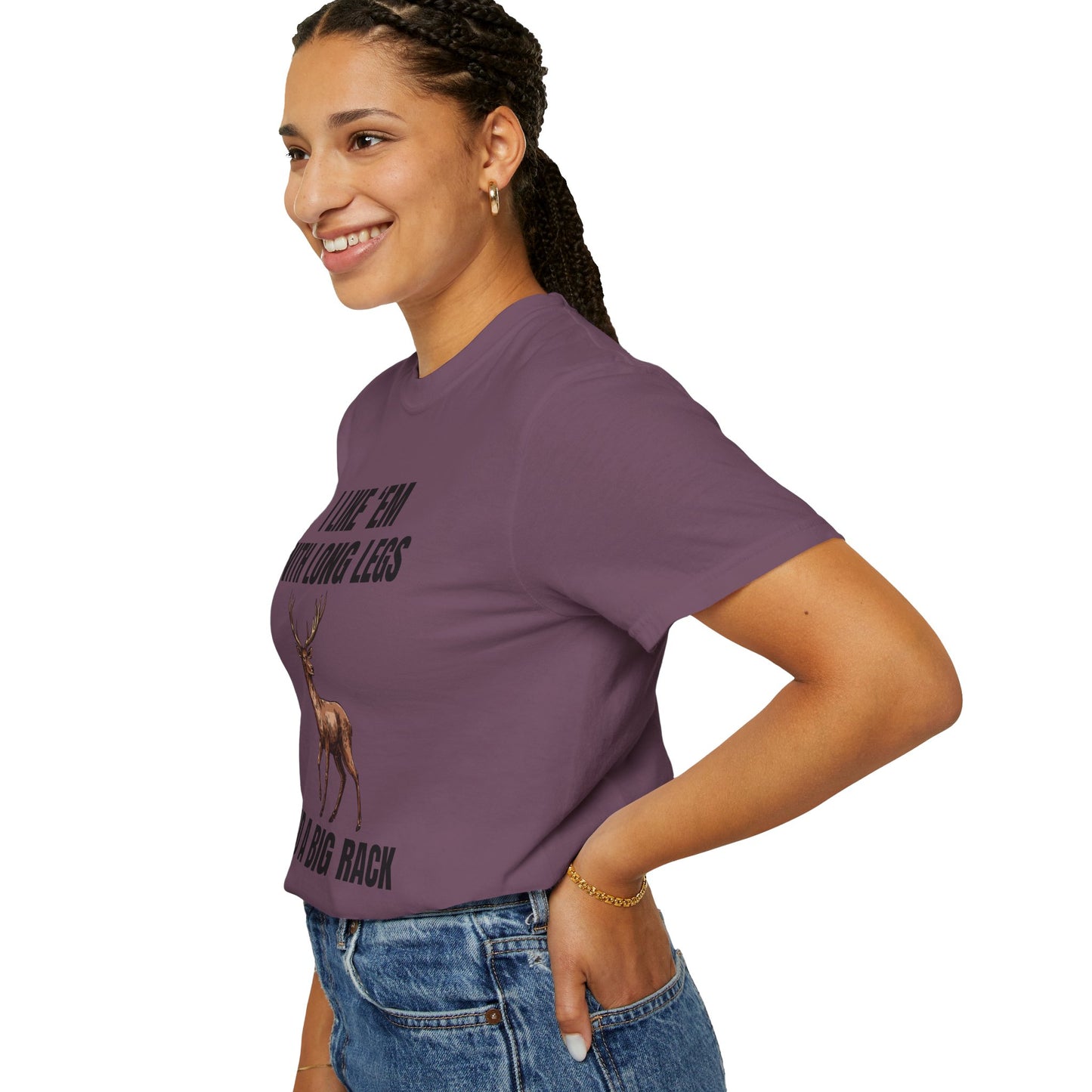 I Like 'Em With Long Legs And A Big Rack - Comfort Colors Shirt