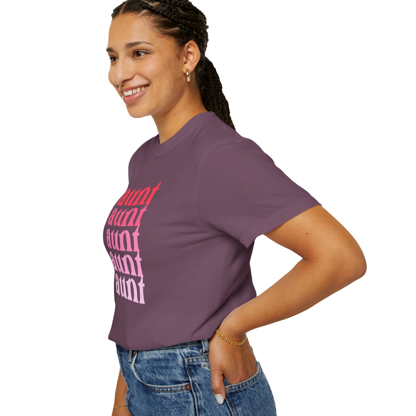 Aunt (Pink) - Comfort Colors Shirt