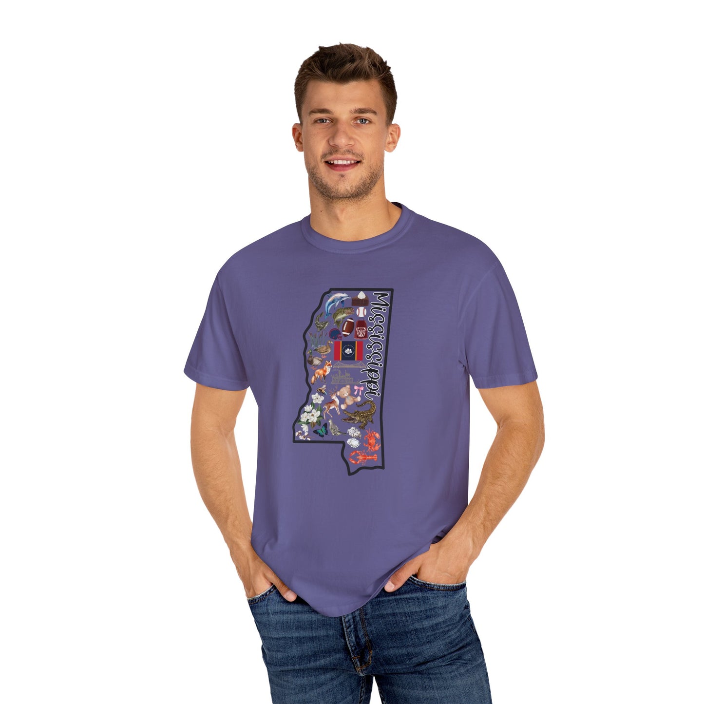 Beautiful State of Mississippi - Comfort Colors Shirt