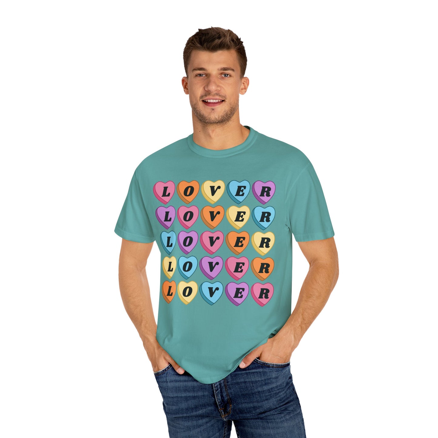 Lover Candy Heart - Comfort Colors Shirt