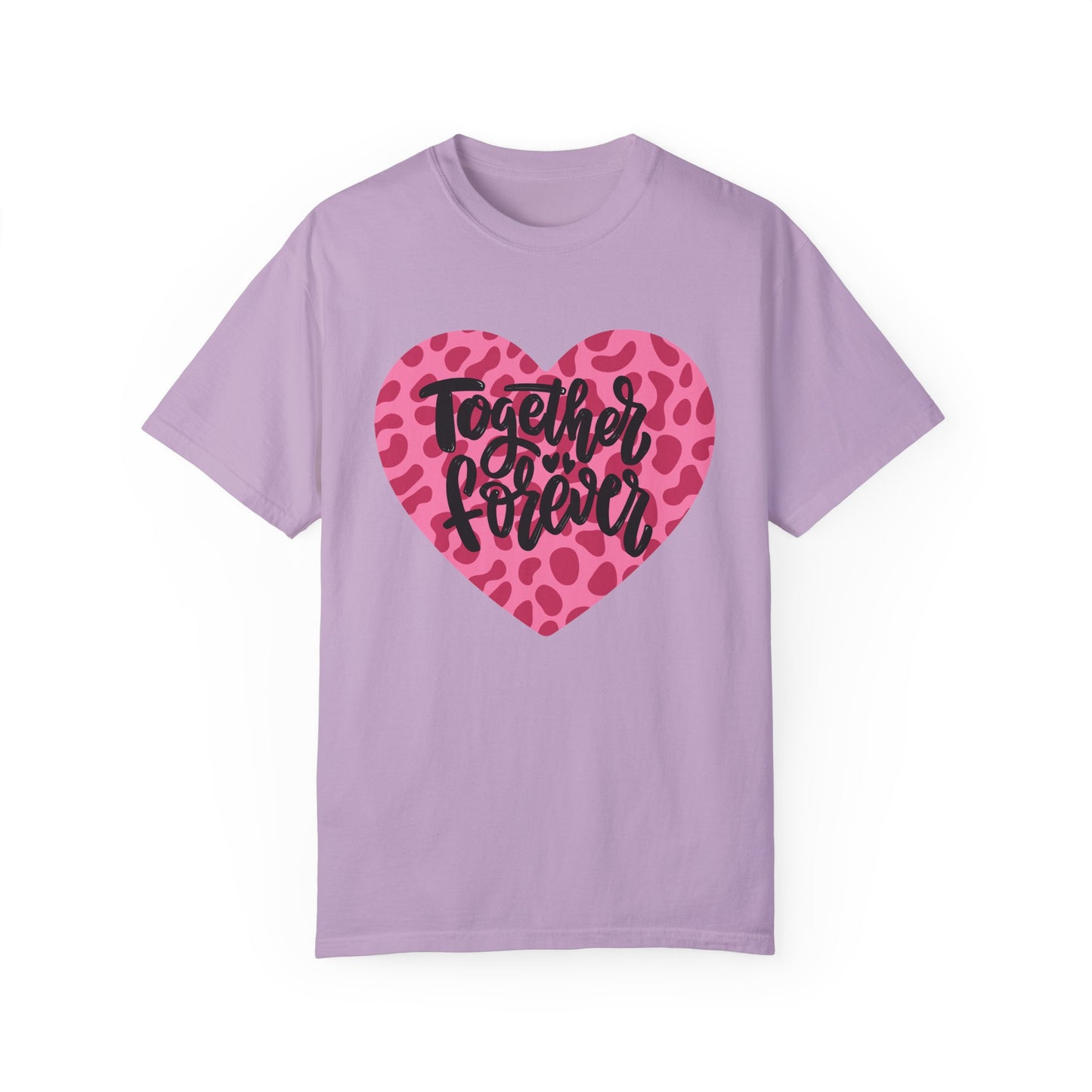 Together Forever Cheetah Heart - Comfort Colors Shirt