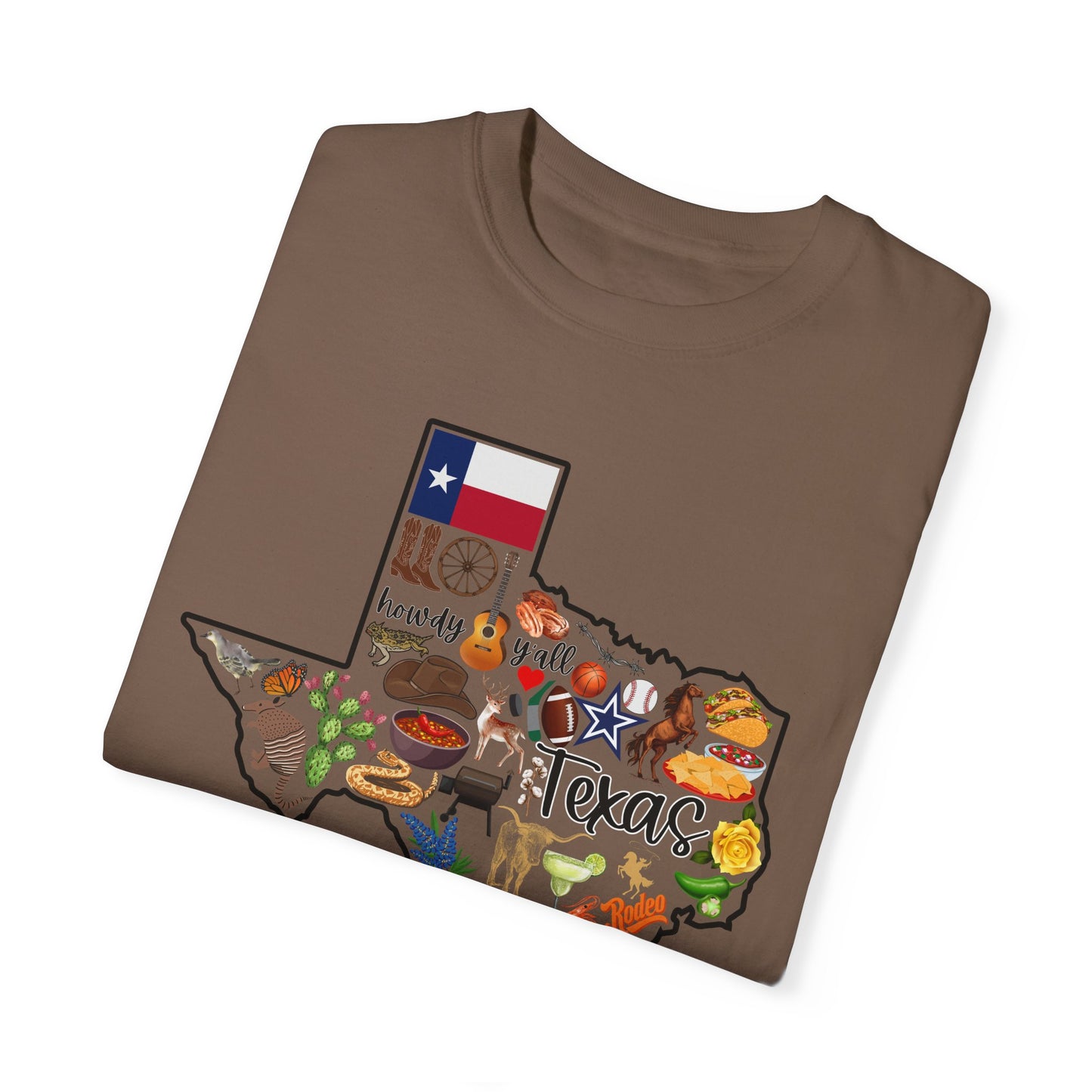 Beautiful State of Texas - Comfort Colors Shirt