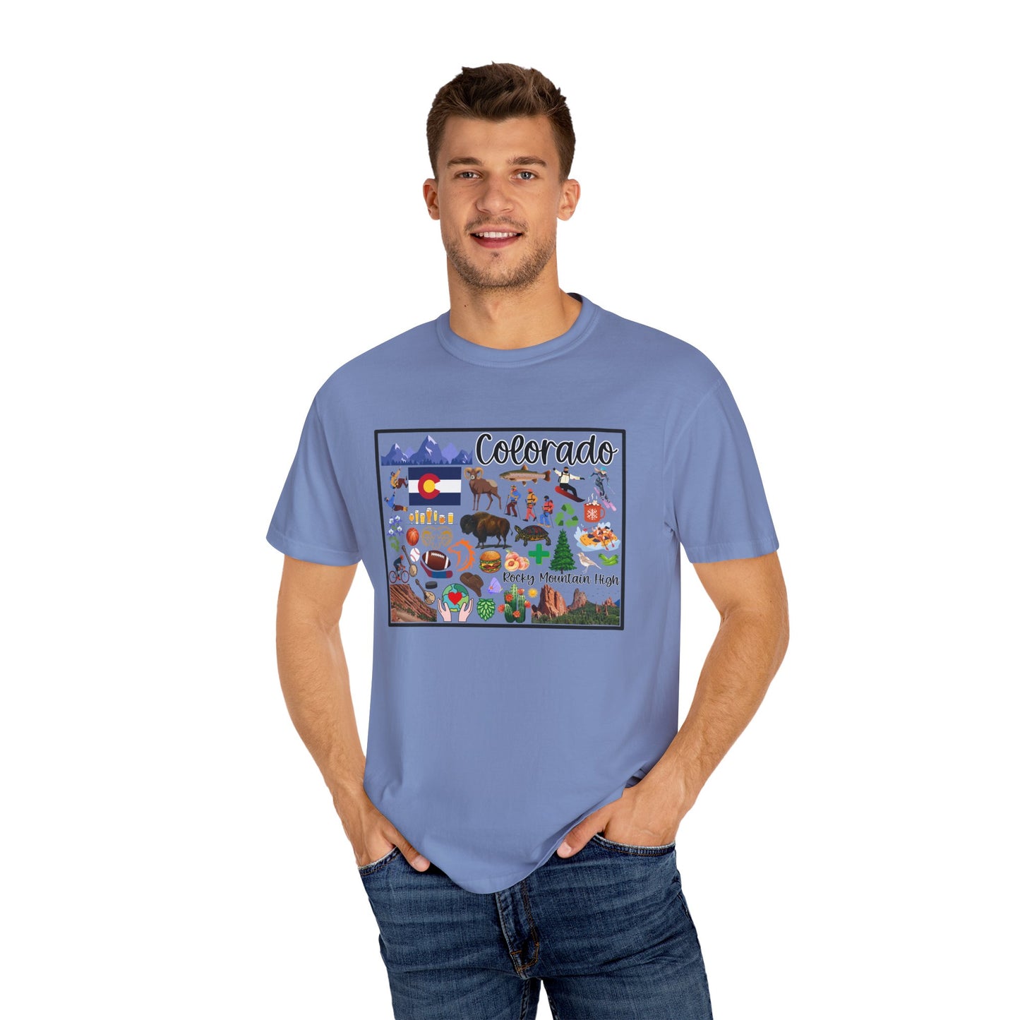 Beautiful State of Colorado - Comfort Colors Shirt