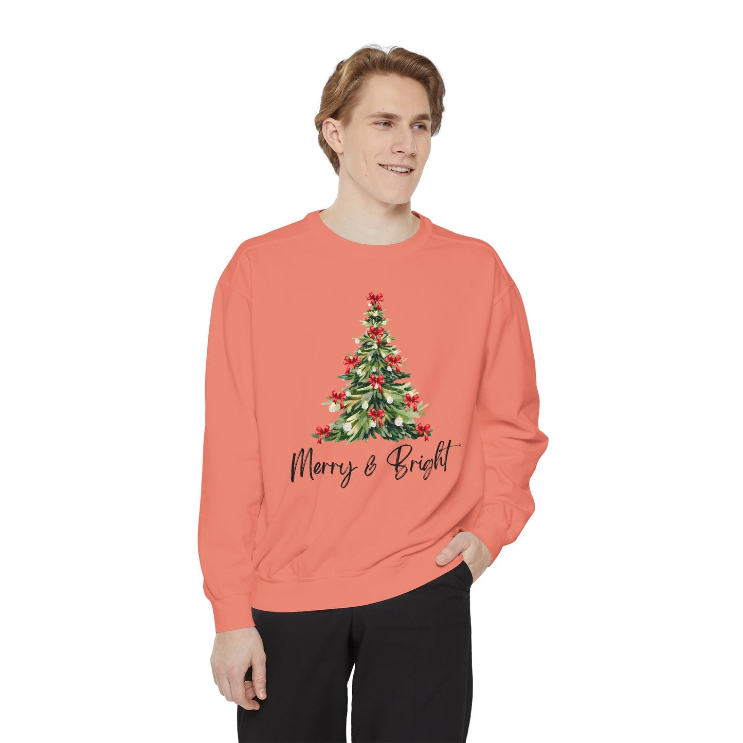 Merry & Bright - Comfort Colors Sweatshirt