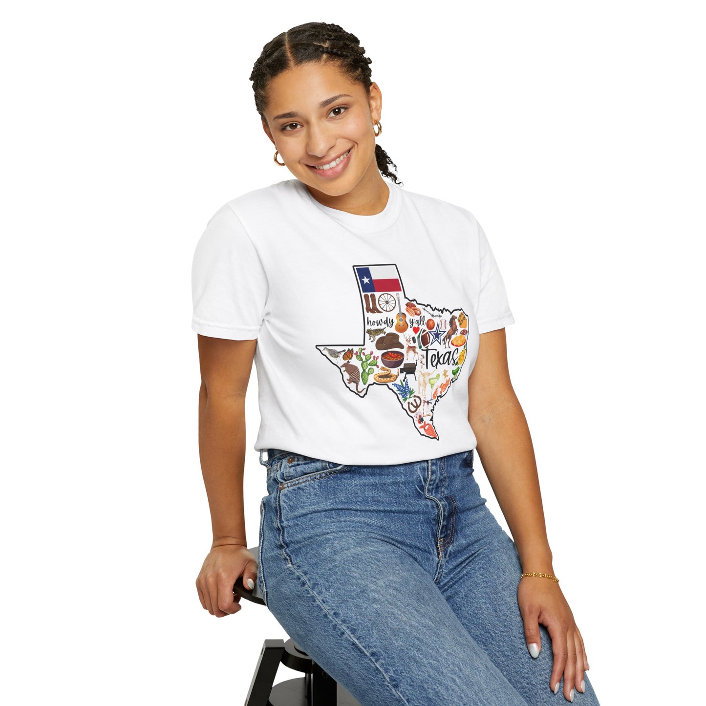Beautiful State of Texas - Comfort Colors Shirt