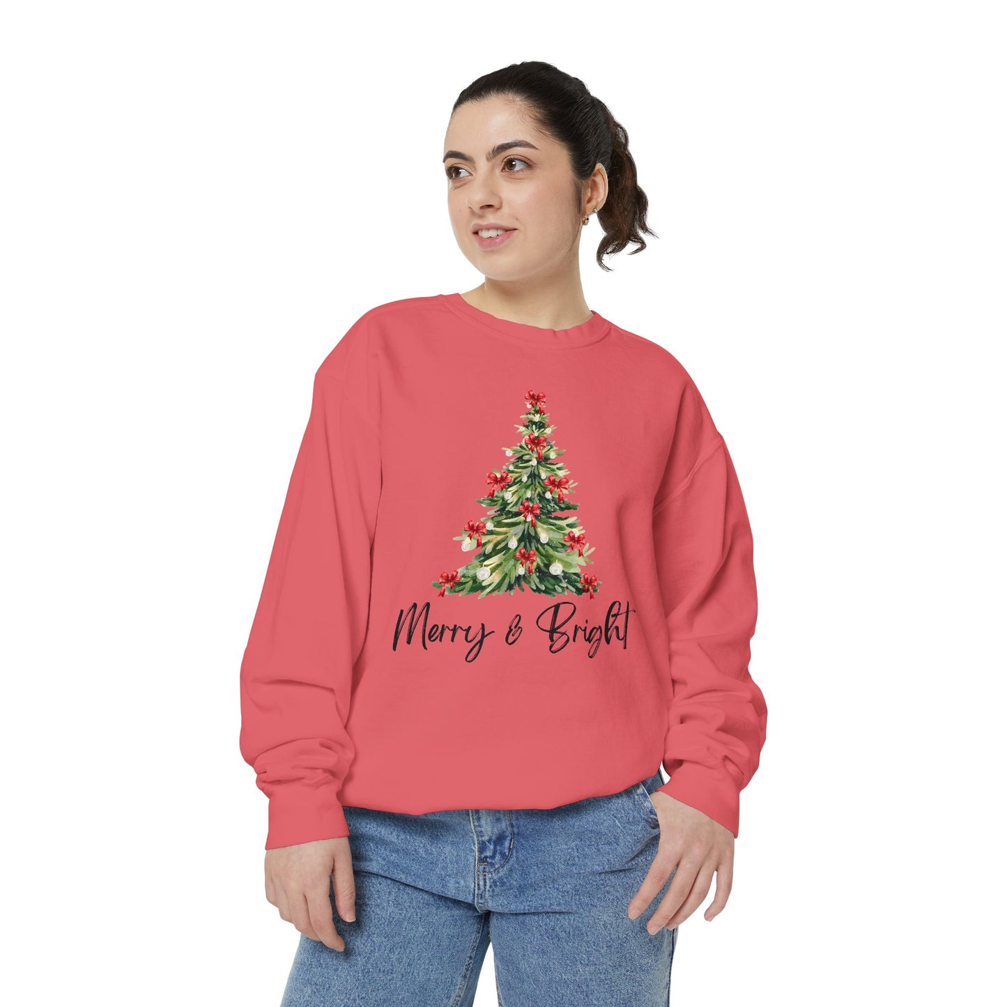 Merry & Bright - Comfort Colors Sweatshirt
