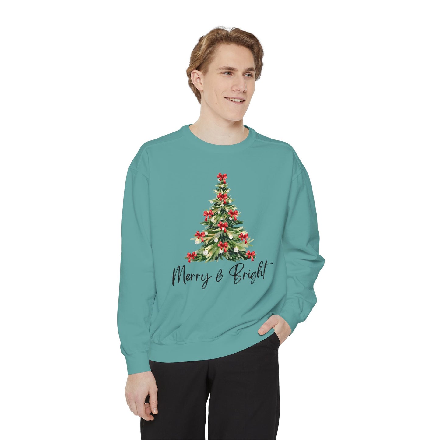 Merry & Bright - Comfort Colors Sweatshirt