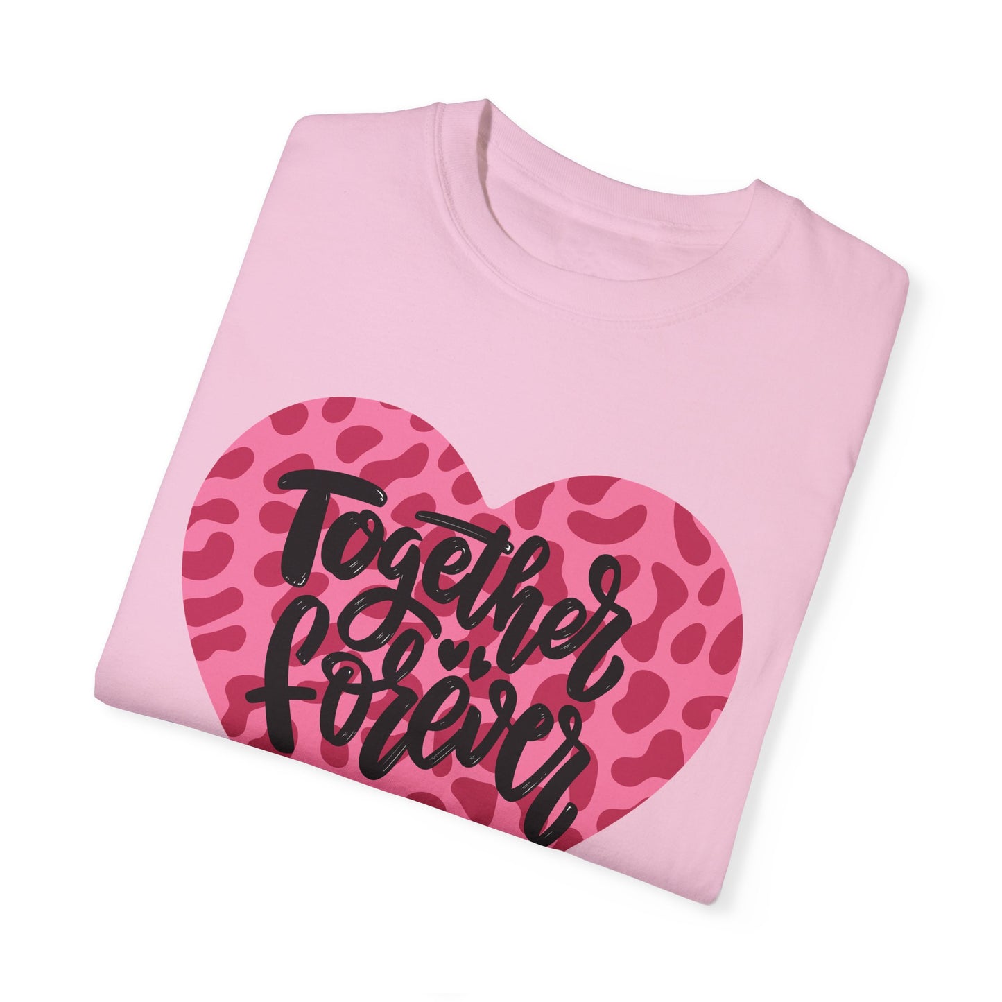 Together Forever Cheetah Heart - Comfort Colors Shirt