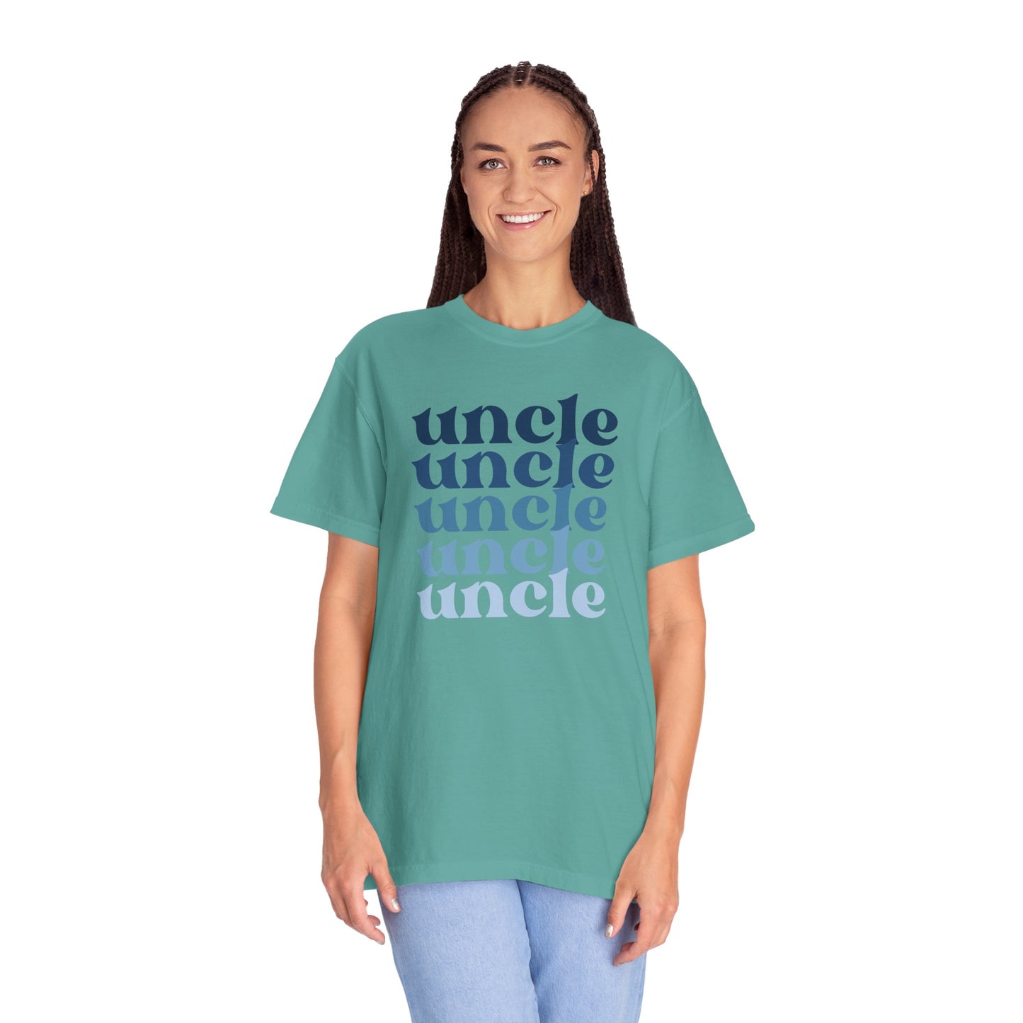 Uncle (Blue) - Comfort Colors Shirt