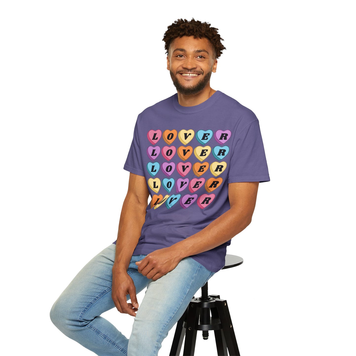 Lover Candy Heart - Comfort Colors Shirt