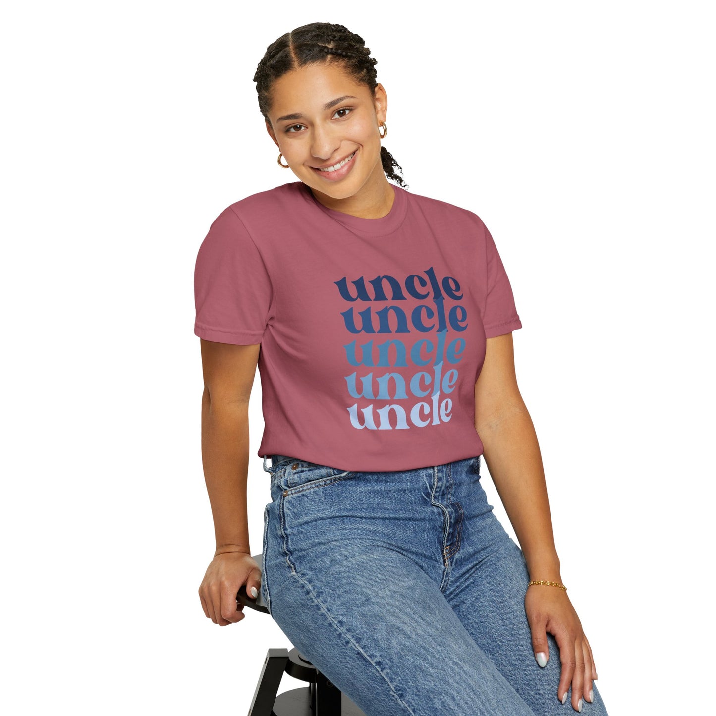 Uncle (Blue) - Comfort Colors Shirt