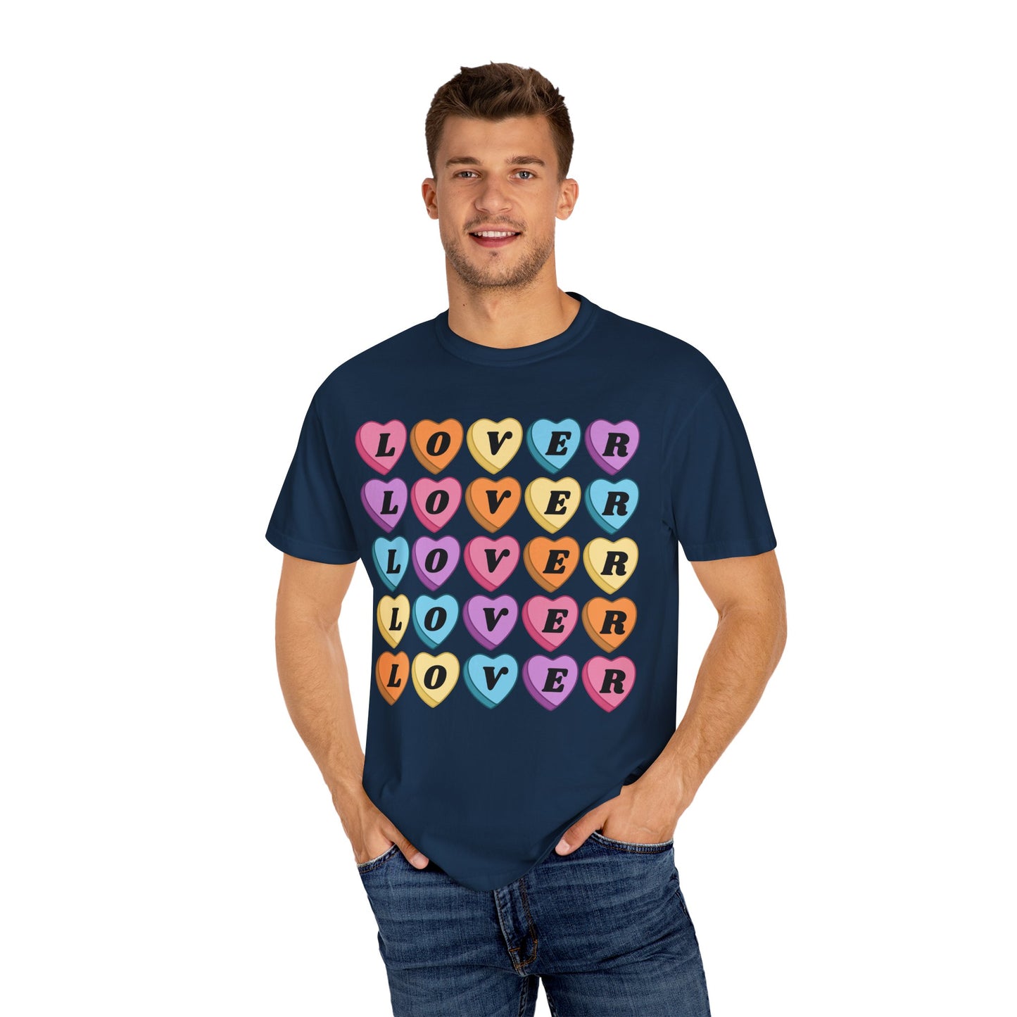 Lover Candy Heart - Comfort Colors Shirt