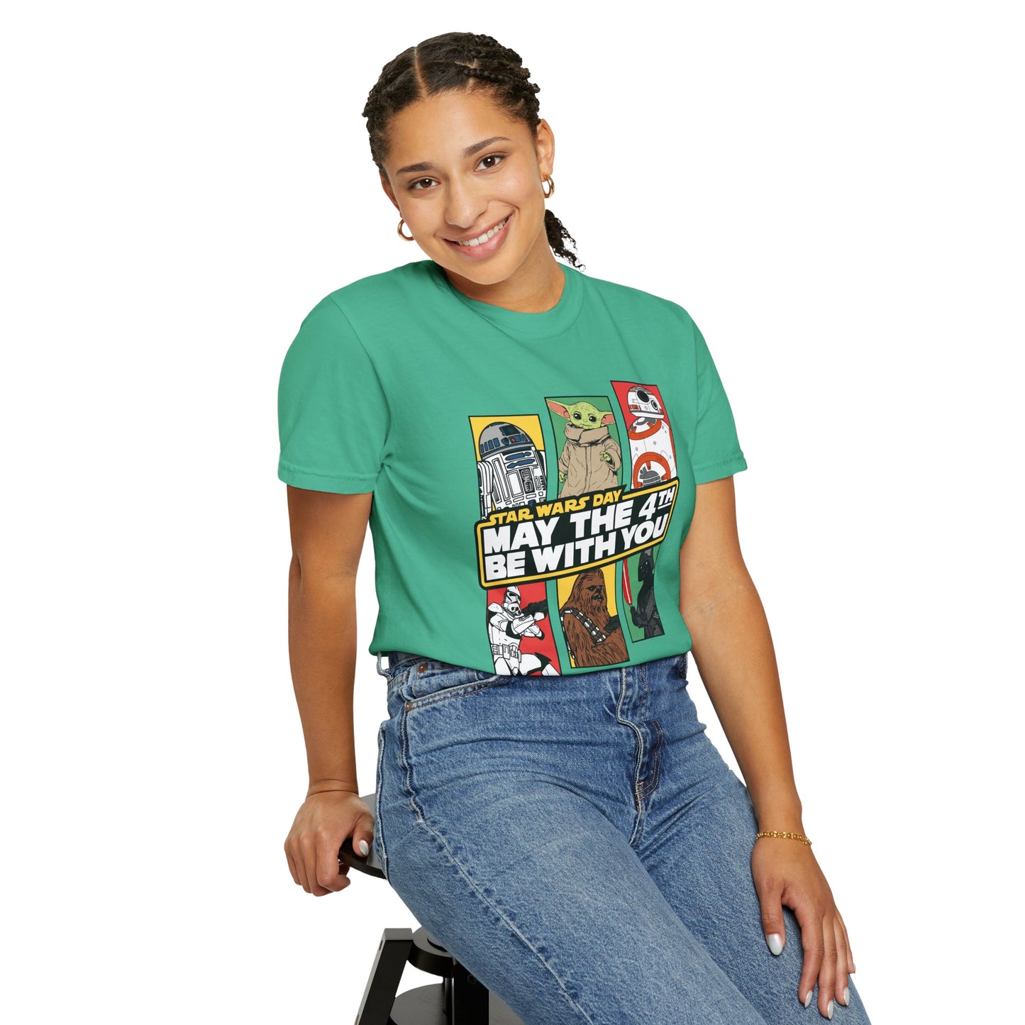 Star Wars Day Pop Art Collage - Comfort Colors Shirt