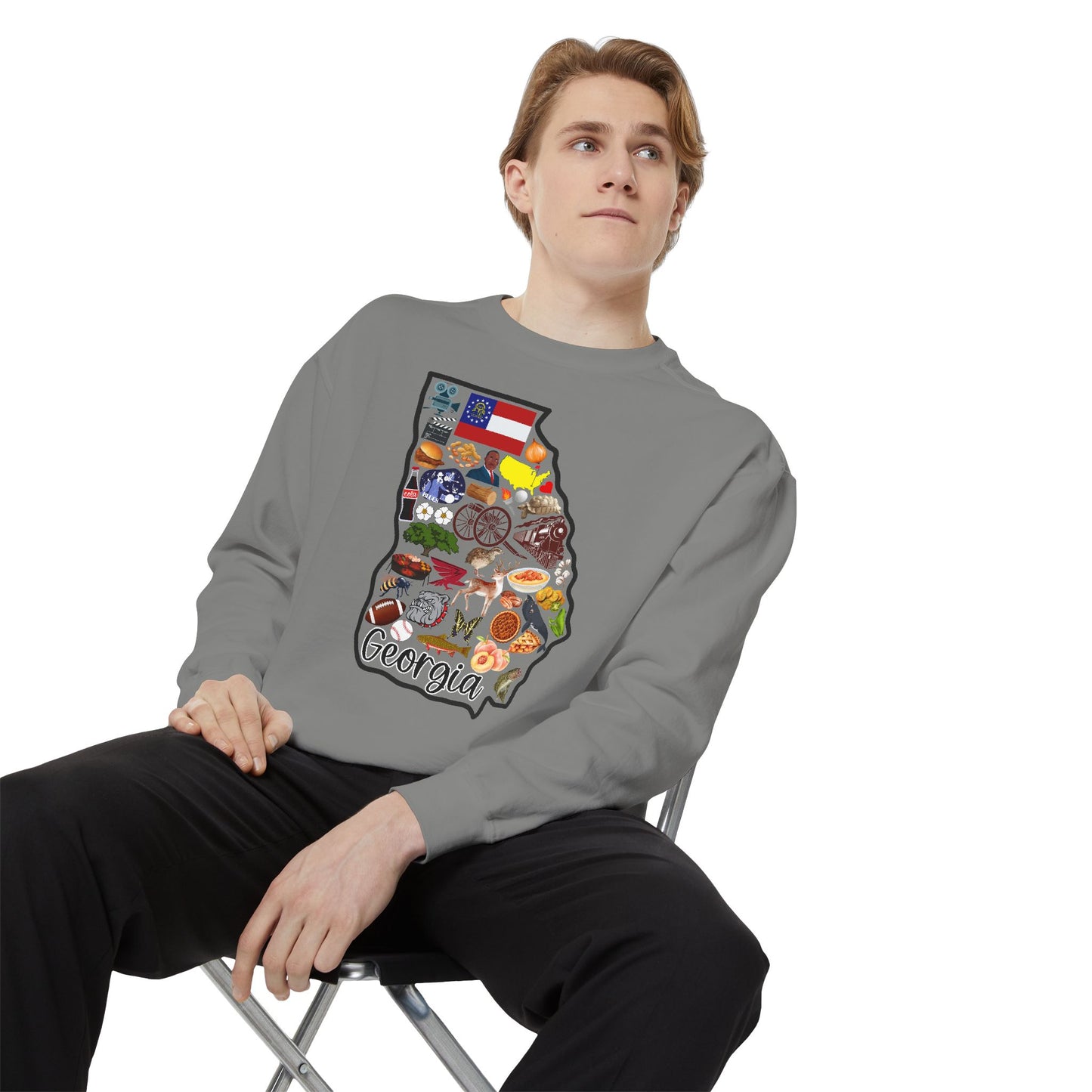 Beautiful State of Georgia - Comfort Colors Sweatshirt