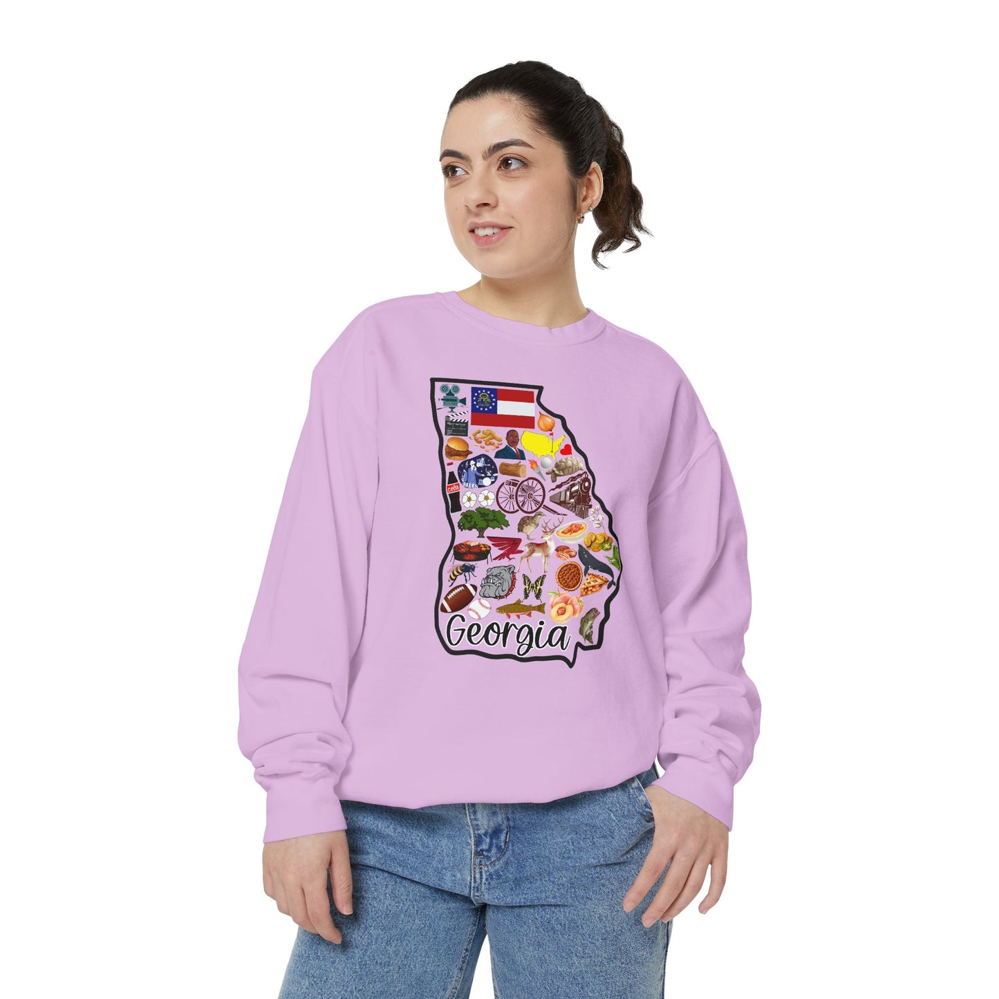 Beautiful State of Georgia - Comfort Colors Sweatshirt