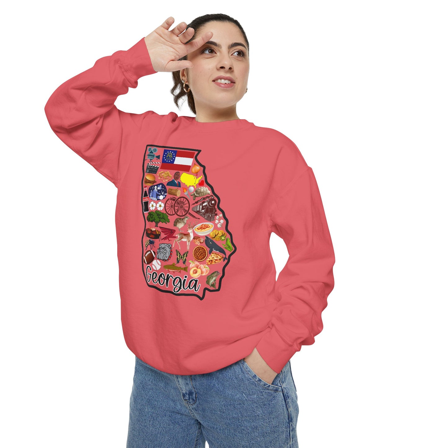 Beautiful State of Georgia - Comfort Colors Sweatshirt
