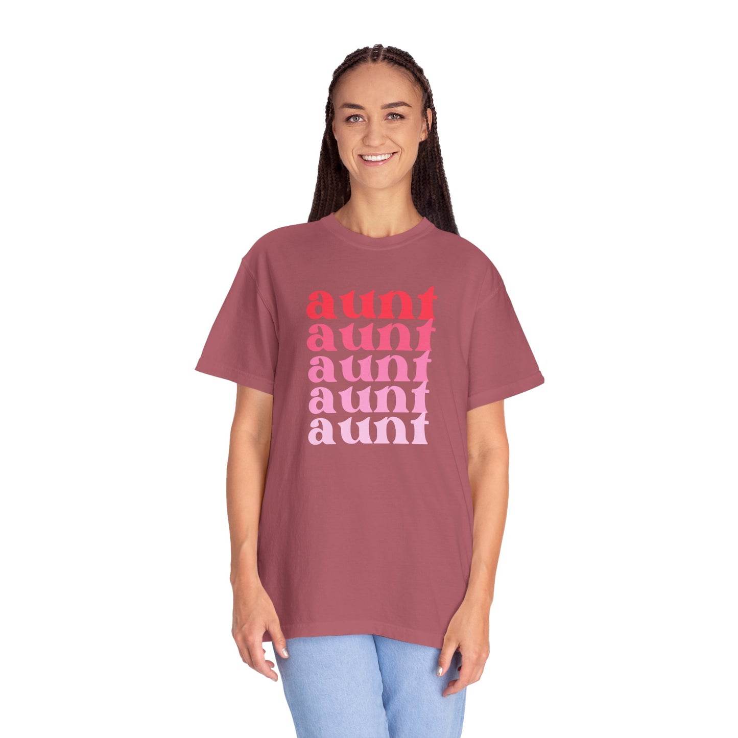 Aunt (Pink) - Comfort Colors Shirt