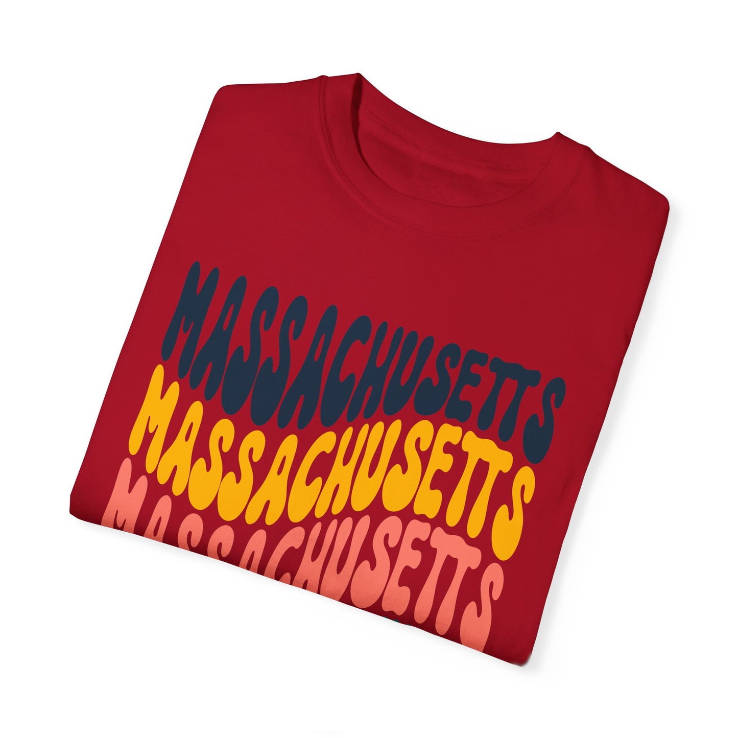 Retro Massachusetts - Comfort Colors Shirt