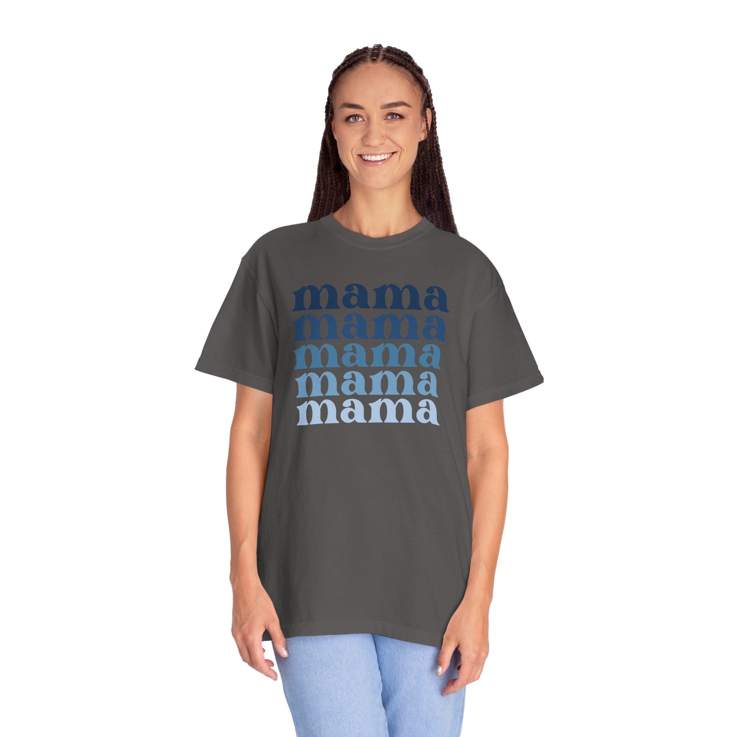 Mama (Blue) - Comfort Colors Shirt