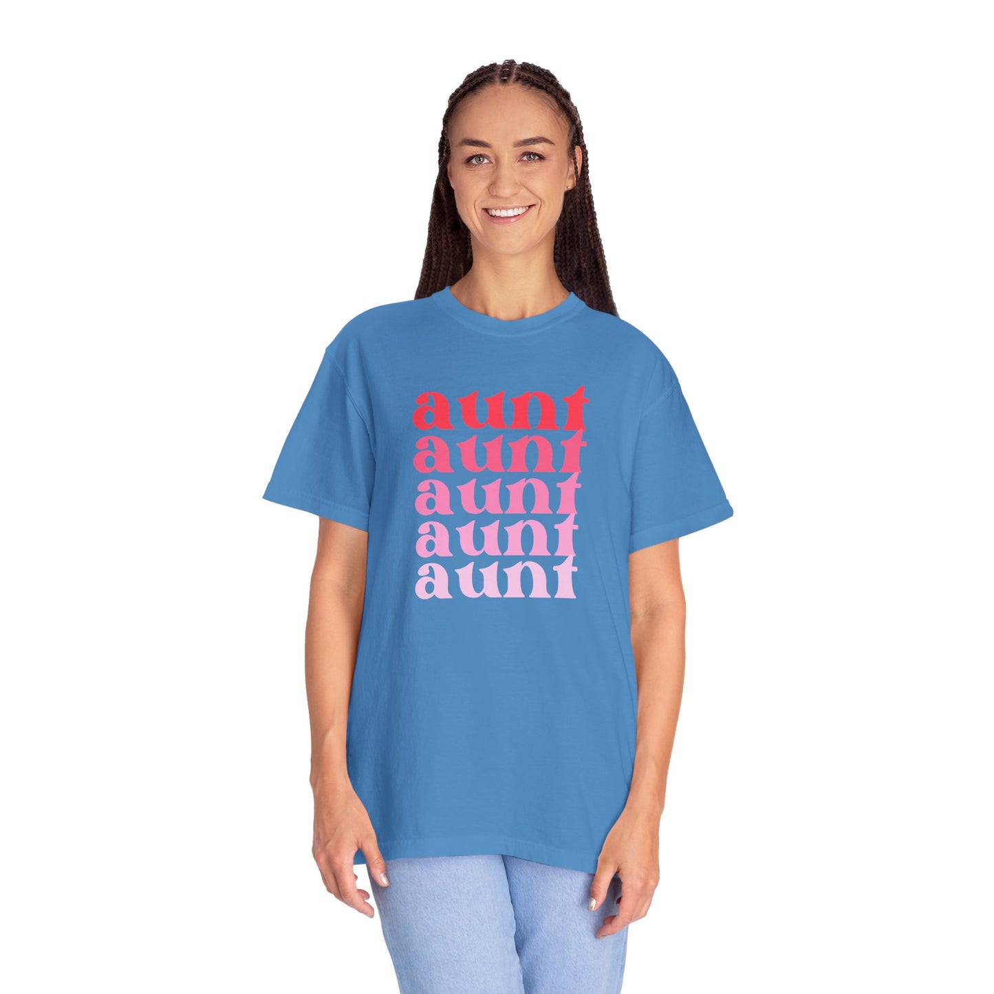 Aunt (Pink) - Comfort Colors Shirt