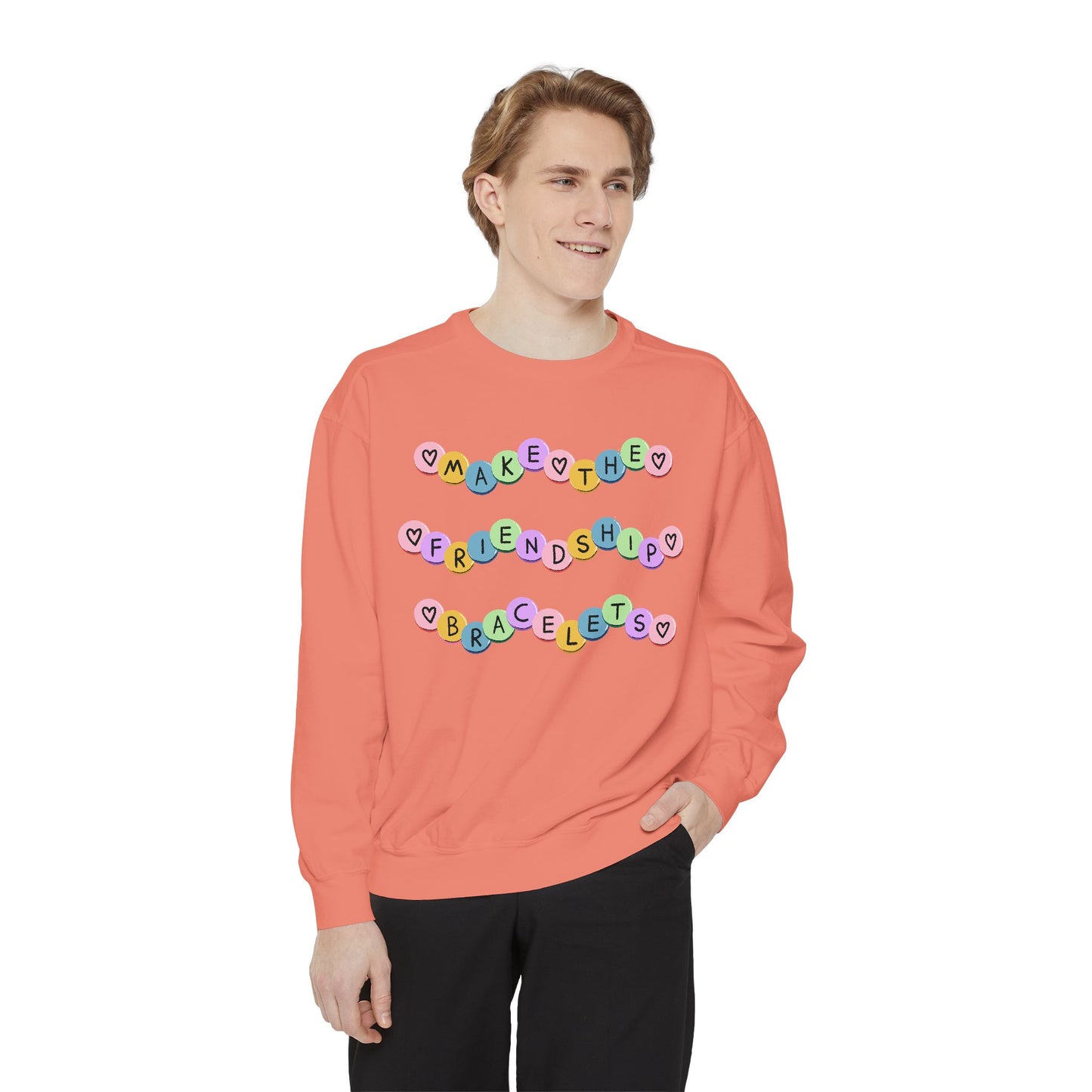 Make The Friendship Bracelets - Comfort Colors Sweatshirt