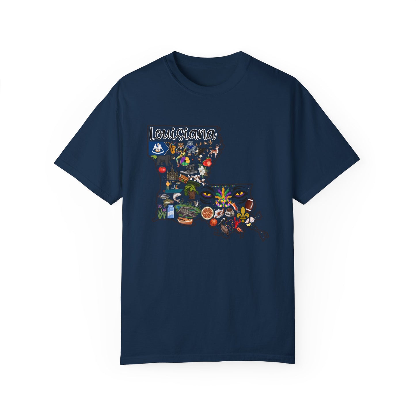 Beautiful State of Louisiana - Comfort Colors Shirt