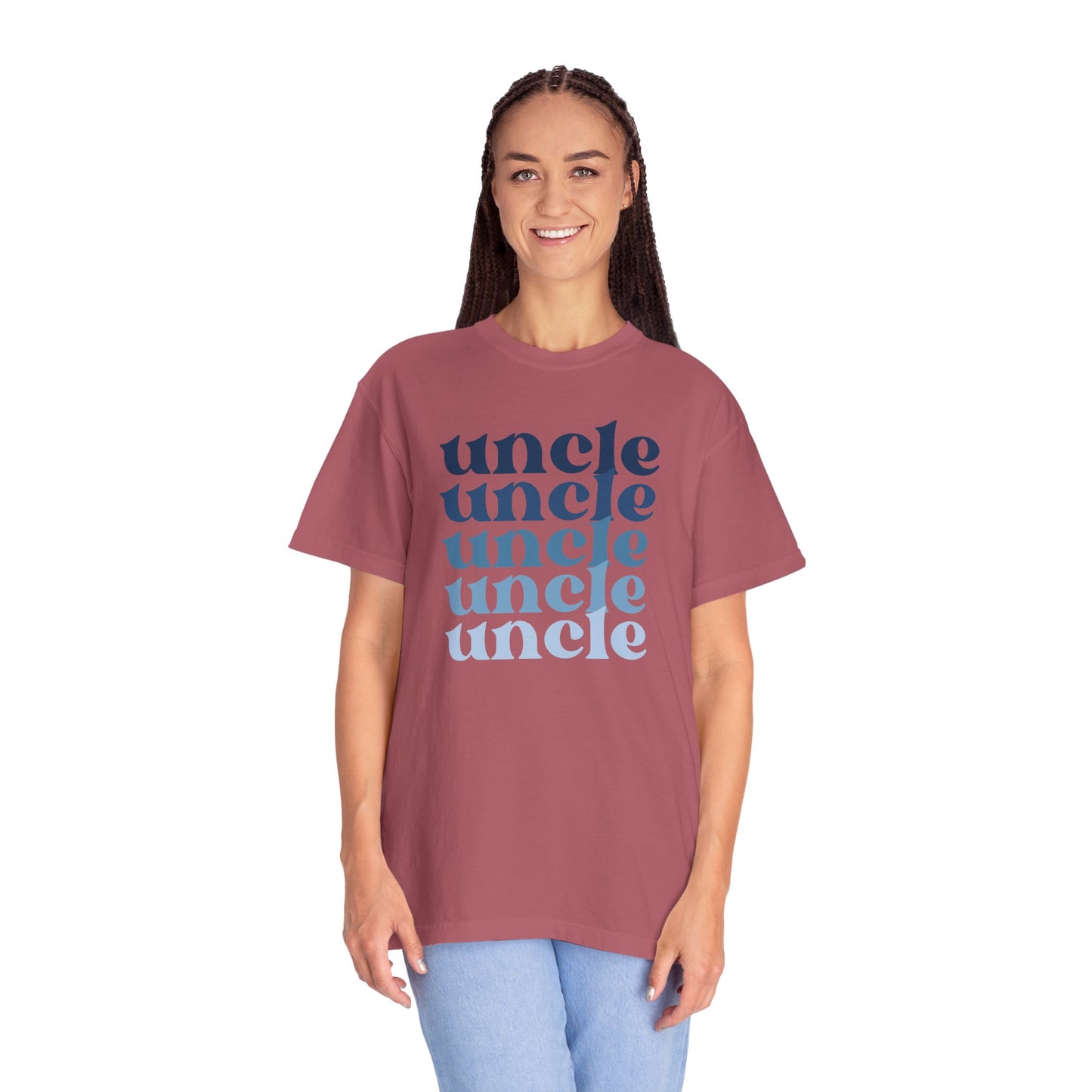 Uncle (Blue) - Comfort Colors Shirt