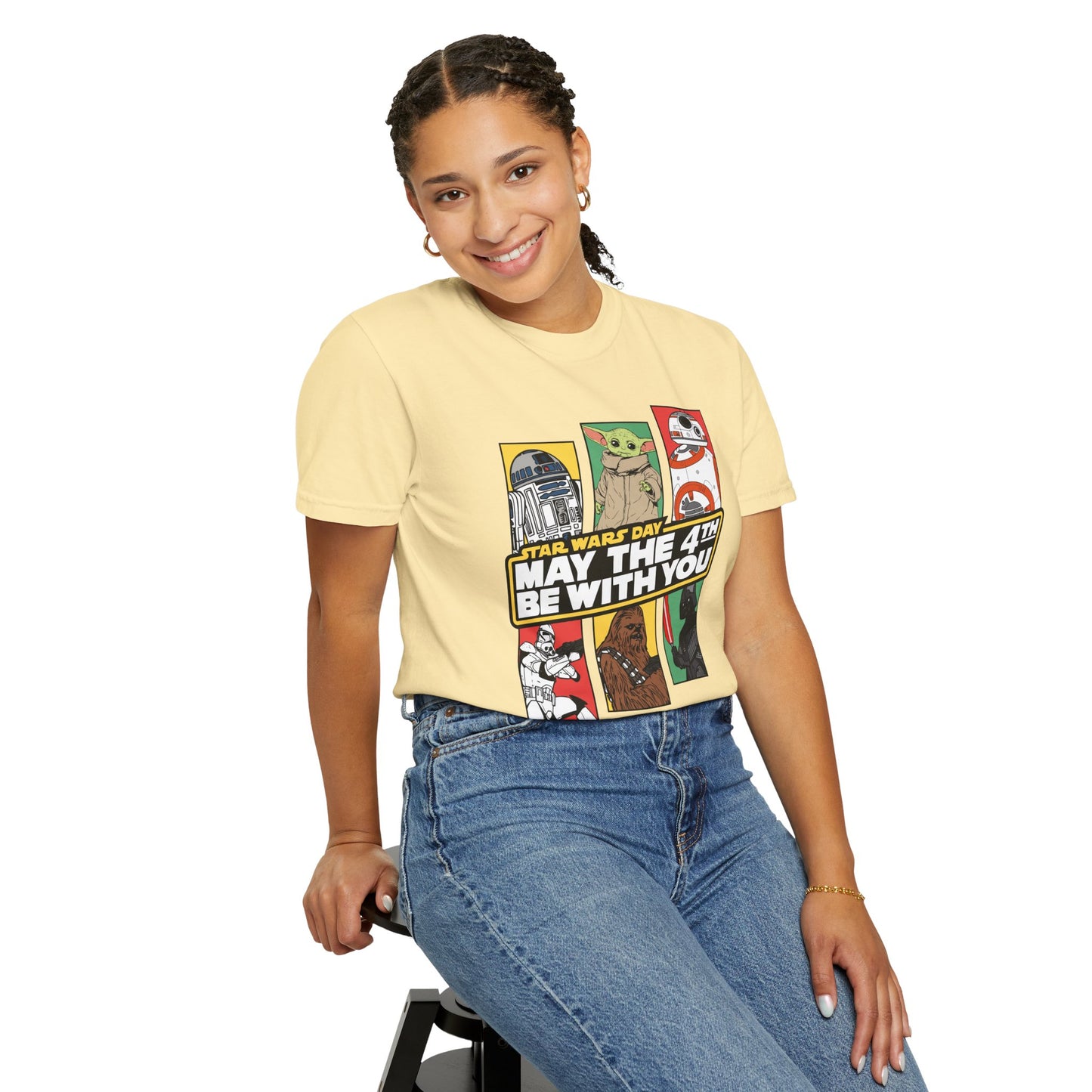 Star Wars Day Pop Art Collage - Comfort Colors Shirt
