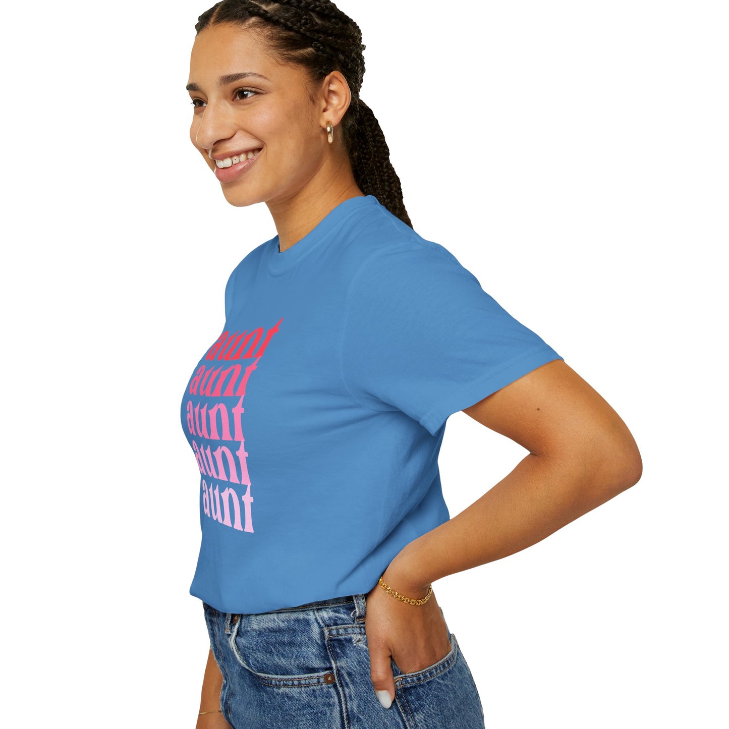 Aunt (Pink) - Comfort Colors Shirt