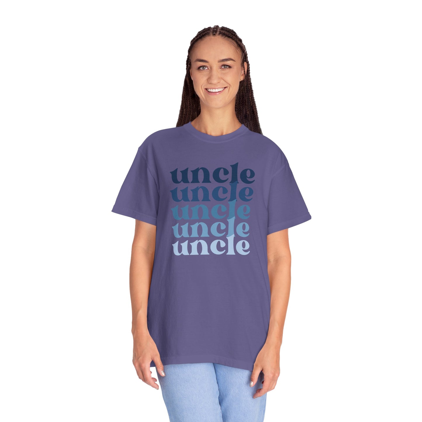 Uncle (Blue) - Comfort Colors Shirt