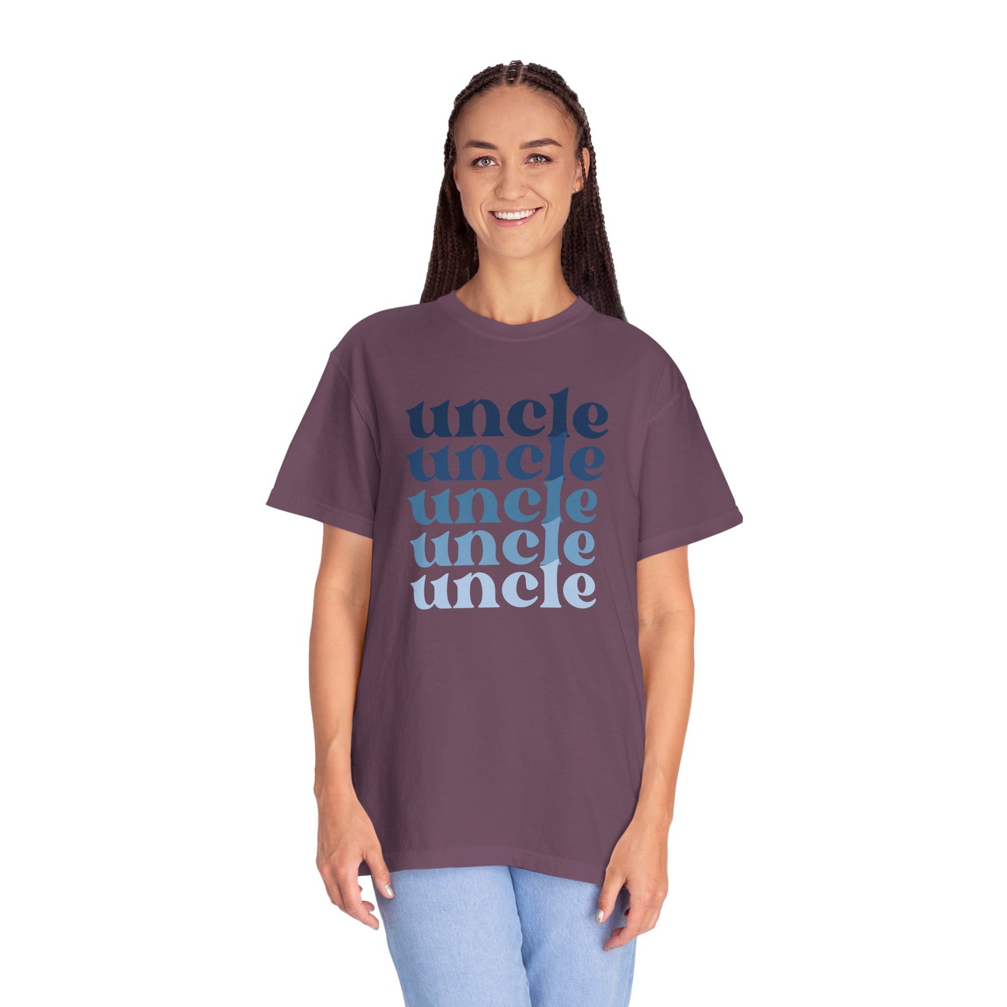 Uncle (Blue) - Comfort Colors Shirt