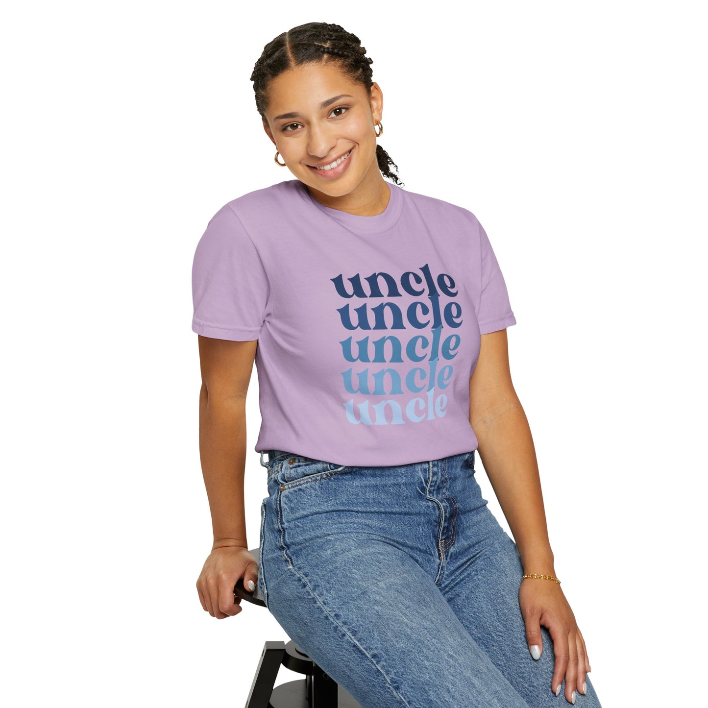 Uncle (Blue) - Comfort Colors Shirt
