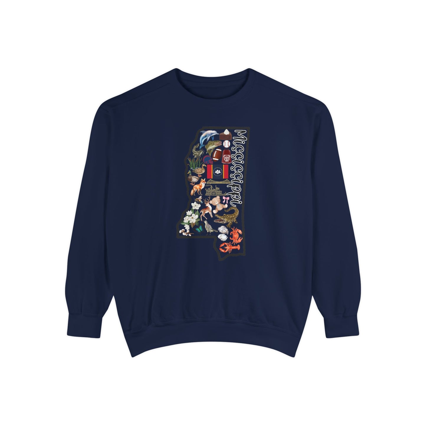 Beautiful State of Mississippi - Comfort Colors Sweatshirt